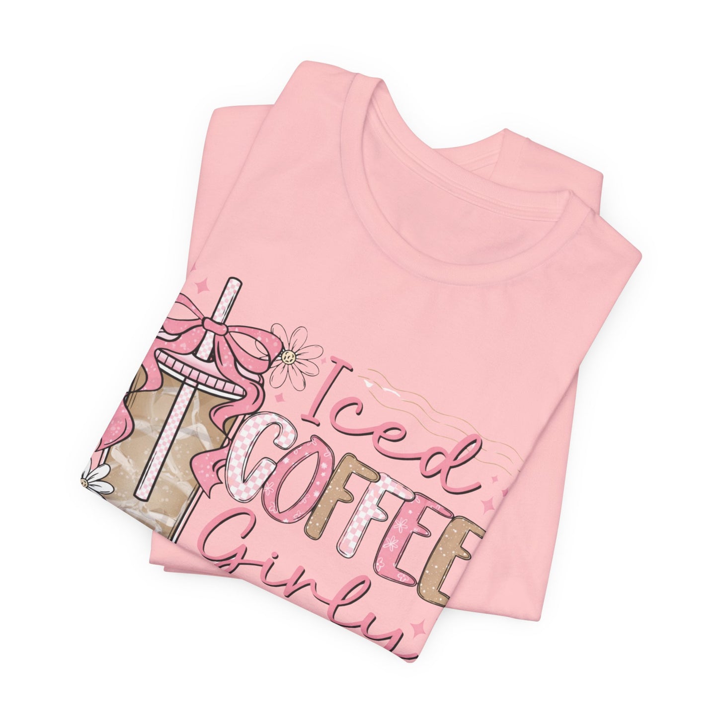 Iced Coffee Girly Graphic Tee