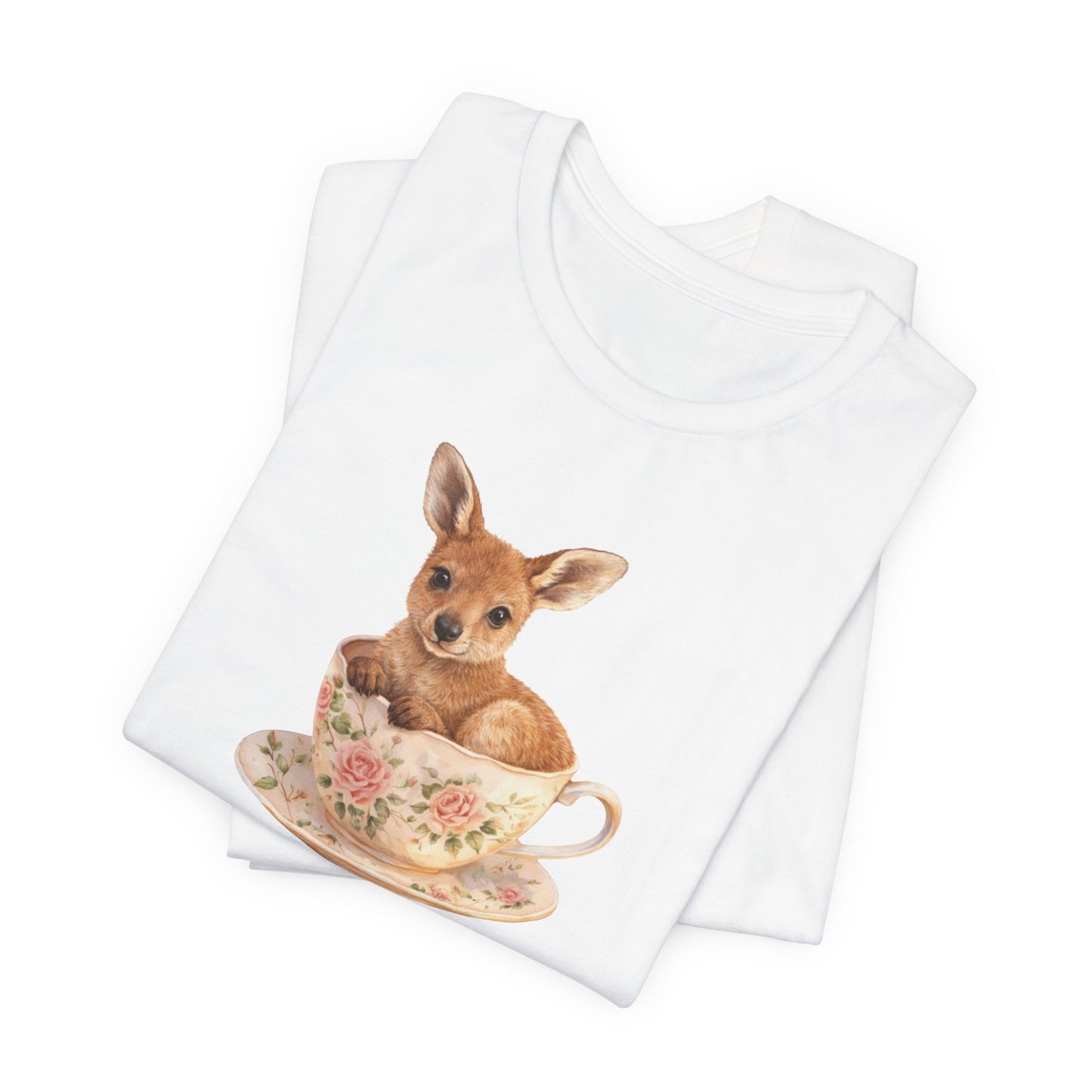 Cute Teacup Tee – "Be Kind, Drink Coffee" Graphic T-Shirt