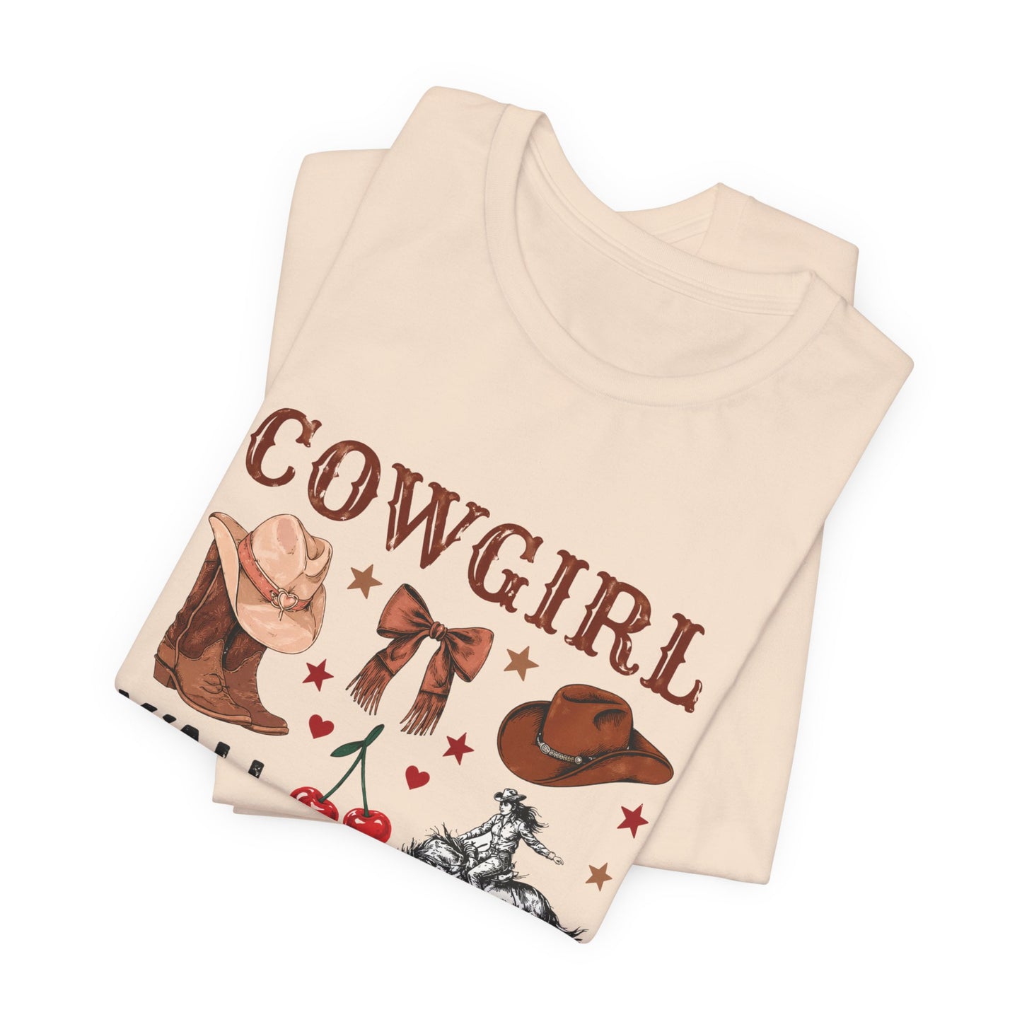 Cowgirl Y’all Graphic Tee – Western Aesthetic Shirt, Vintage Rodeo Style, Cute Country Outfit