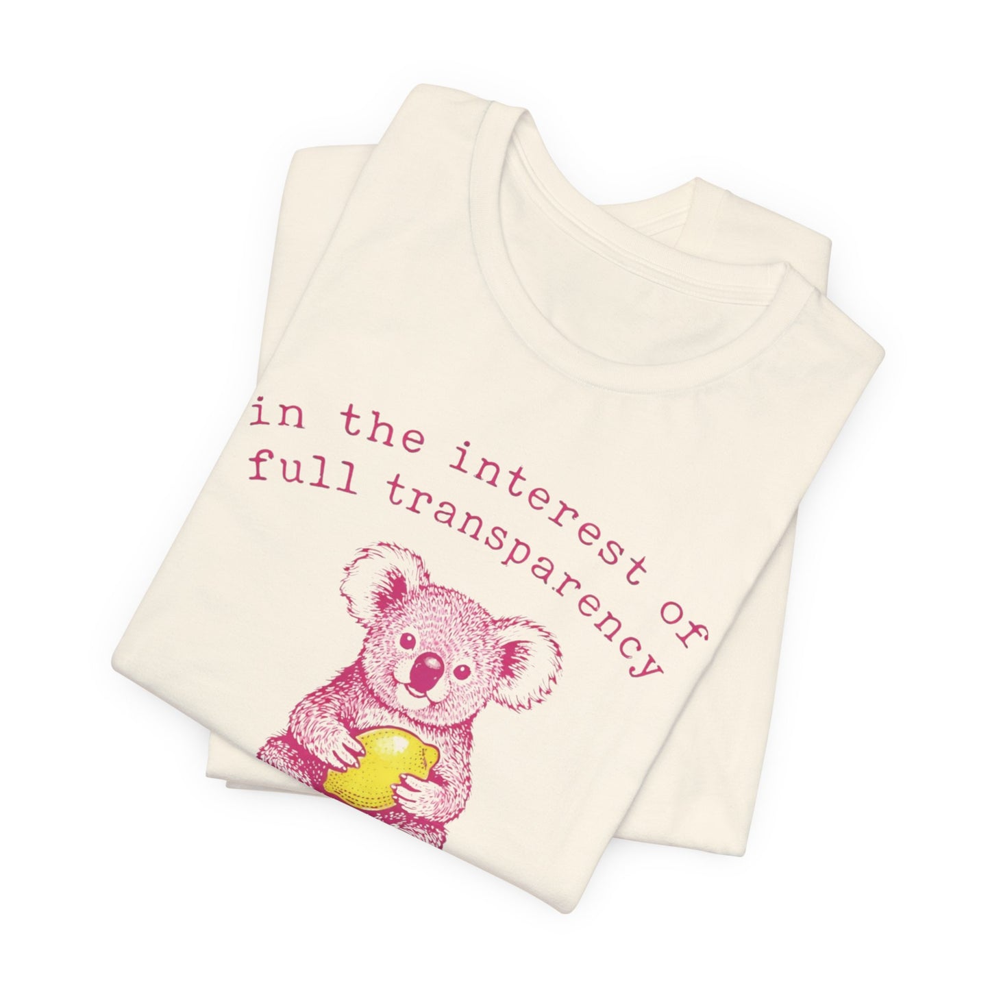 Not Easy Peasy Koala Graphic Tee