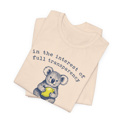 Not Easy Peasy Koala Graphic Tee