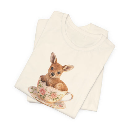 Cute Teacup Tee – "Be Kind, Drink Coffee" Graphic T-Shirt