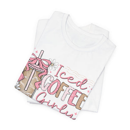 Iced Coffee Girly Graphic Tee