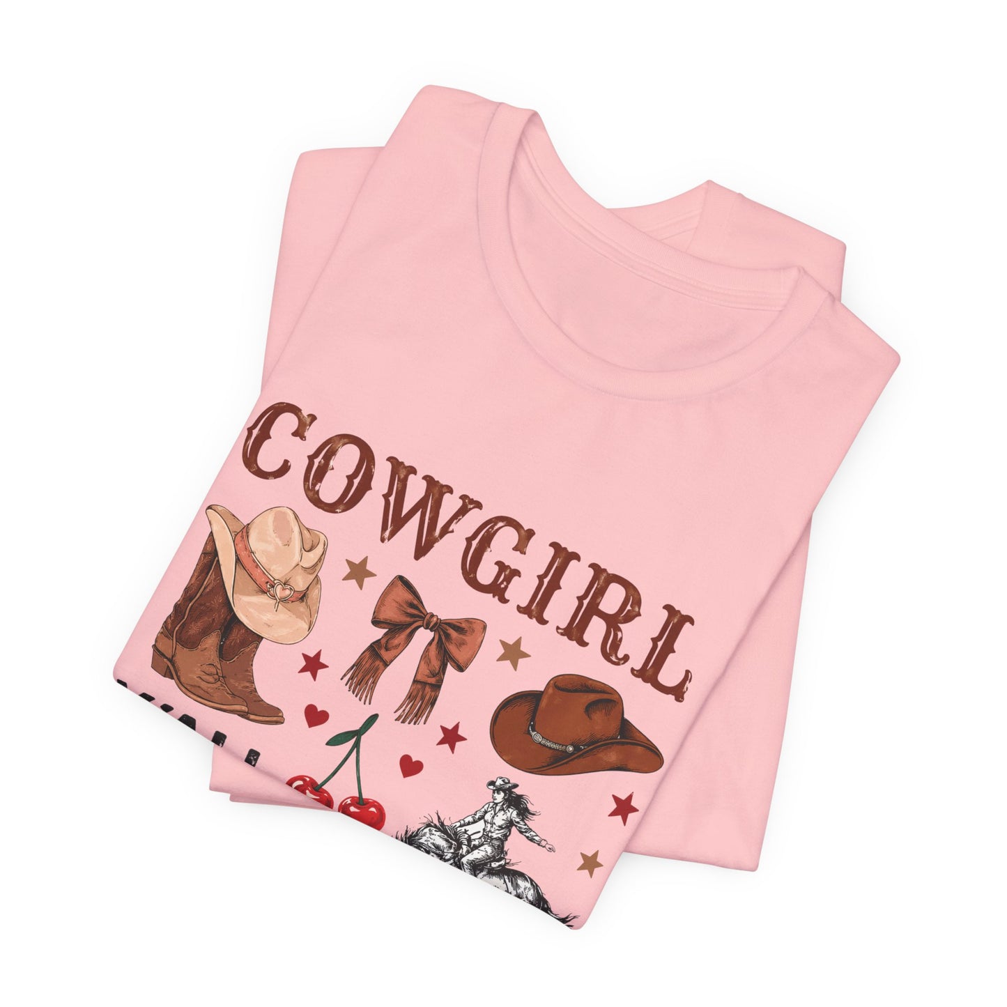 Cowgirl Y’all Graphic Tee – Western Aesthetic Shirt, Vintage Rodeo Style, Cute Country Outfit