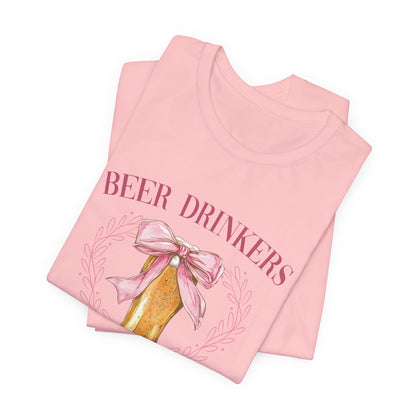 Beer Drinkers Girly Graphic T-Shirt