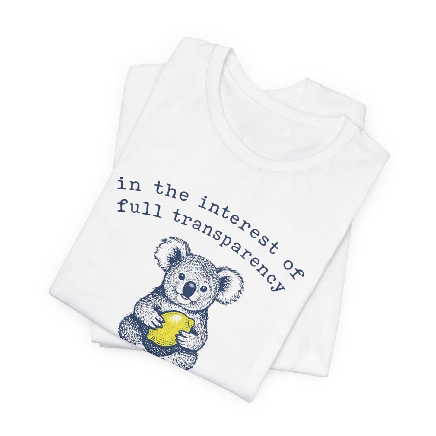 Not Easy Peasy Koala Graphic Tee