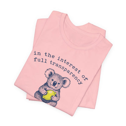 Not Easy Peasy Koala Graphic Tee
