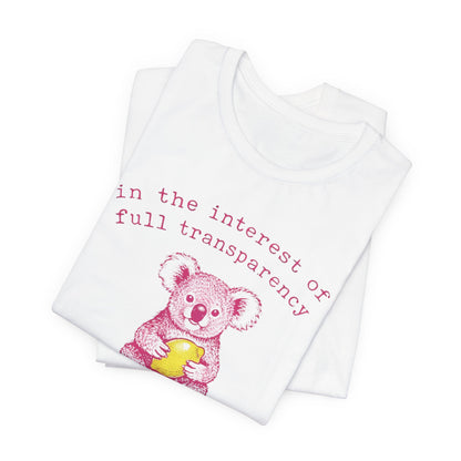 Not Easy Peasy Koala Graphic Tee