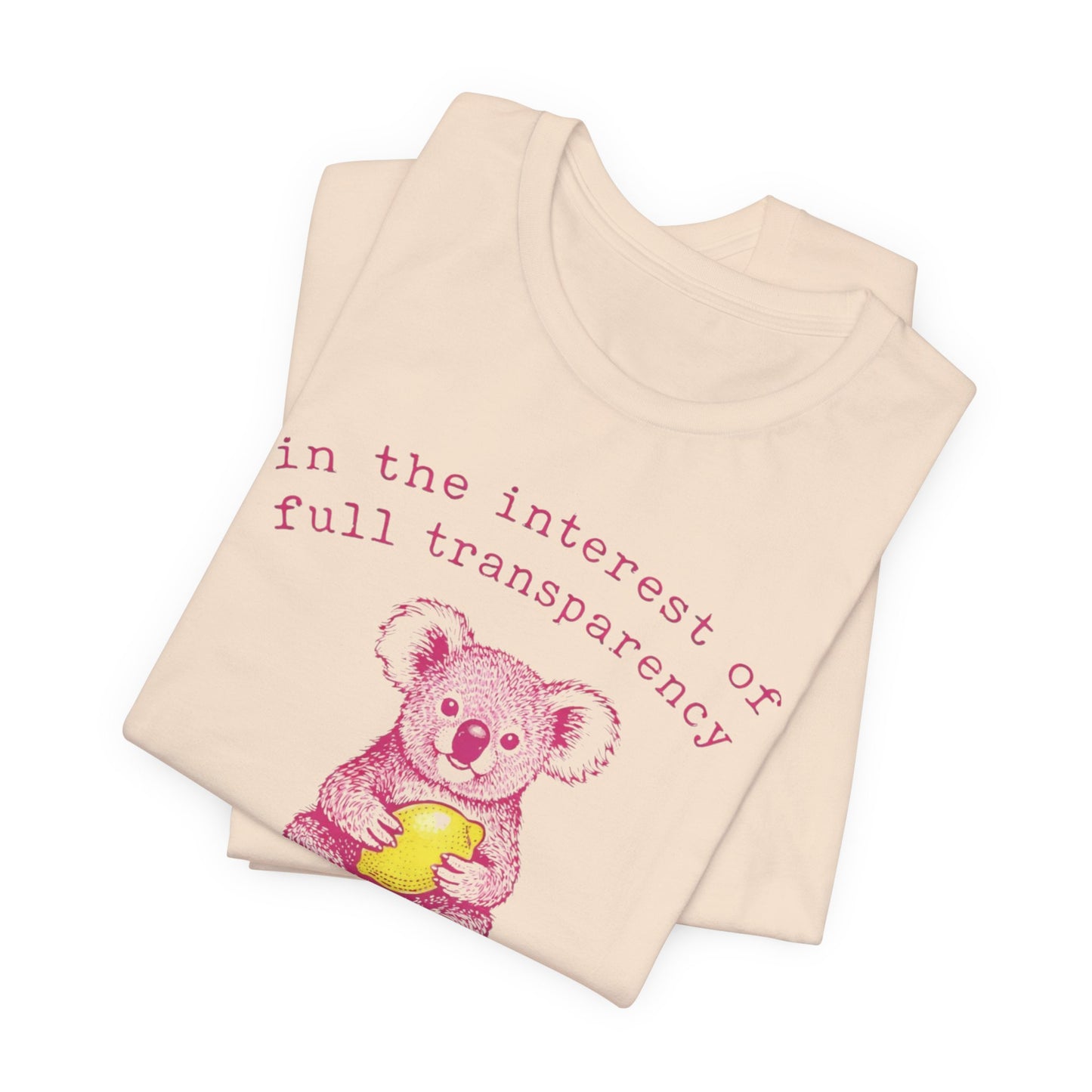 Not Easy Peasy Koala Graphic Tee