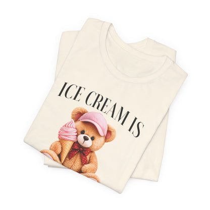 Ice Cream Teddy Graphic Tee