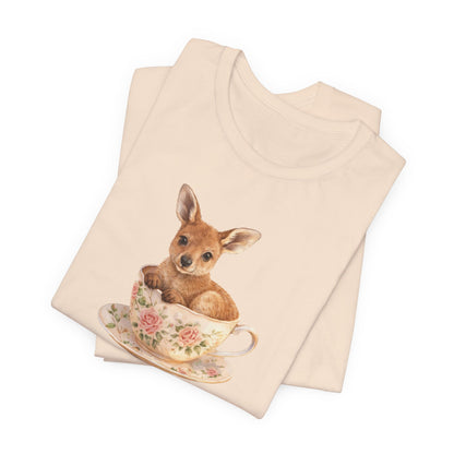 Cute Teacup Tee – "Be Kind, Drink Coffee" Graphic T-Shirt