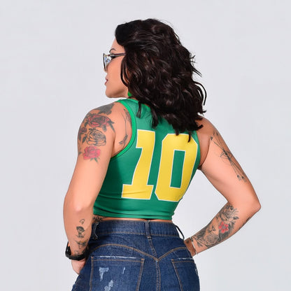 Brazil Cropped Top