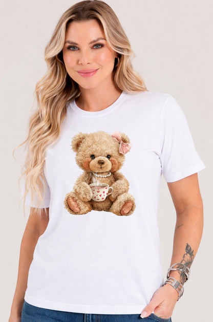 Tea Time Teddy Graphic Tee