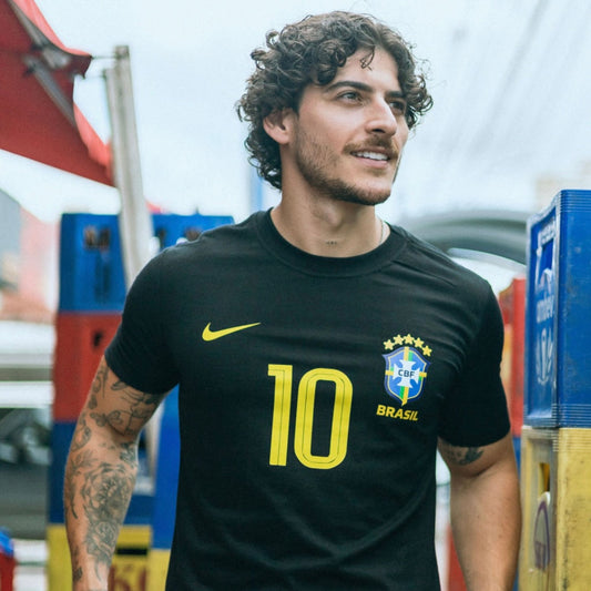 Brazil #10 Tee Black